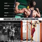 Pull Up Assistance Bands 260lbs, Heavy Pull Up Bands Resistance Bands for Pull Ups Working Out with Feet Rest, Pull Up Bar Bands Assistance Bands Strength Training Workout Equipment, Height Adjustable
