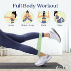ALTA Mini Loop Bands for Exercise - Premium Durable Latex - Small Resistance Bands for Women, Booty Bands for Working Out, Leg Stretch Loops for Physical Therapy, Pilates Exercise Mini Bands Set