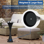 RELIANCER Floor Standing Ashtray w/Detachable Cigar Container,Stainless Steel Cigarette Ash Tray,Outdoor Self-Cleaning Ash Holder w/Weighted Base,Cigarettes Butt Receptacle Disposal for Home Patio