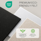 MaxGear Large Cork Board for Wall 36" x 24", White Bulletin Board, 6 Pack Felt Wall Tiles with Pushpins, Cork Boards for Office Pin Board Tack Board Cork Boards