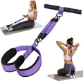 Upgrade Pedal Resistance Band with Handle, Adjustable Tube Foot Pedal Device Puller Exercise Bands, for Abs Arm Leg Waist Workout, Core Pilates, Sit Up Fitness Equipment for Full Body Training