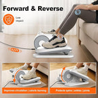 Under Desk Elliptical, Electric Leg Exerciser as Seen on TV for Seniors with 12 Adjustable Speed, Quiet Portable Electric Seated Pedal Exerciser Machine with Remote Control for Home Office