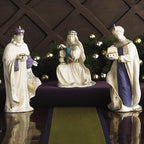 Lenox 6399943 First Blessing Nativity Three Kings Figurine Set