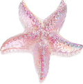H&D HYALINE & DORA 2.8" Glass Starfish Figurine Handmade Blown Glass Starfish Figurine Tiny Crystal Sea Animals Ornament for Aquarium Decor(Pink)