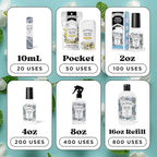 Poo-Pourri Before-You-Go Toilet Spray,Fresh Air,4 Fl Oz,Up to 200 Uses,Bathroom Odor Deodorizer,Plant-Based with Essential Oils,for Home or Work,Jasmine,Fresh Air and Mint Scent,(Pack of 2)