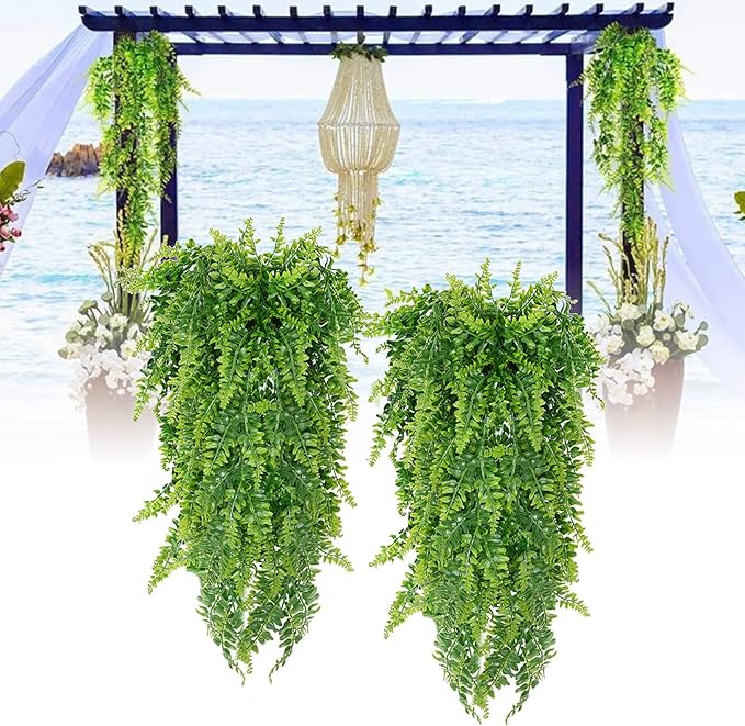 2Pcs Artificial Eucalyptus Teardrop Wreath Greenery Swag, 35 Inch Long Hanging Eucalyptus Leaves Fake Plant Garland, Spring Summer Teardrop Swag for Front Door Indoor Outdoor Wall Window Decor