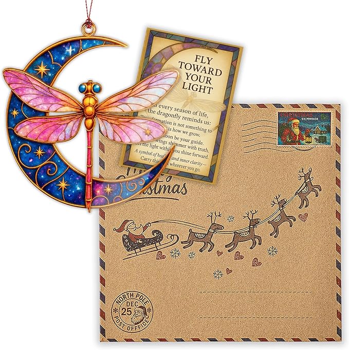 Christmas Women Gifts 2026 - Christmas Ornaments 2026 - Dragonfly Ornament - Dragonfly Gifts for Women - Christmas Women Decoration Ornaments