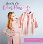 Utopia Home 20 Pack Kids Hangers - 11.5 Inch Plastic Baby Hangers for Closet - Children Hanger for Clothes - Infant Hanger for Closet - Everyday Standard Use (Baby Pink)