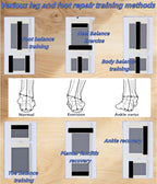 Portable Wooden Slant Board for Calf Stretching Squats Calf Stretcher Pilates Physical Therapy Equipment Adjustable Incline Board for Knees Ankle Heel Feet Leg