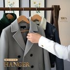 Utopia Home Premium Wooden Hangers 90 Pack - Durable & Slim Coat Hanger - Suit Hanger with 360-Degree Rotatable Hook - Wood Hangers with Shoulder Grooves (Natural Color)