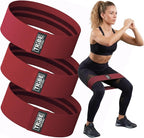 Tribe Lifting Fabric Resistance Bands for Legs - Workout Bands Resistance Bands for Men and Women - Booty Bands for Working Out - Exercise Bands Resistance Bands Set - Elastic Bands for Exercise