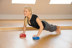 SISSEL Spiky Dome Set of 2 | Balance & Coordination Training Device | 100% Phthalate-Free PVC | Colors: Blue & Red | Foot Massage & Fitness | Supports up to 176 lbs | Ideal for Home Gym & Therapy