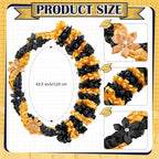 Canlierr Graduation Leis Class of 2026 Grad Ribbon Leis Double Braided Necklace Hawaiian Flower Garland with Heart Kukui Nut for Man Woman Graduation Party Supplies
