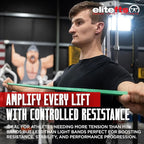 EliteFTS Pro Resistance Band - Boost Core Stability and Flexibility with This Portable, Joint-Friendly Tool