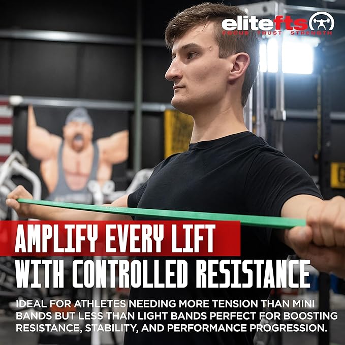 EliteFTS Pro Resistance Band - Boost Core Stability and Flexibility with This Portable, Joint-Friendly Tool