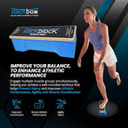SlackBow SlackBlock Athletic Balance Trainer – Improve Balance, Stability, and Athletic Performance – Condition Your Body and Prevent Injury - Compact and Portable