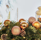 Emopeak 12Pcs Christmas Balls Ornaments for Xmas Christmas Tree - 4 Style Shatterproof Christmas Tree Decorations Hanging Ball for Holiday Wedding Party Decoration
