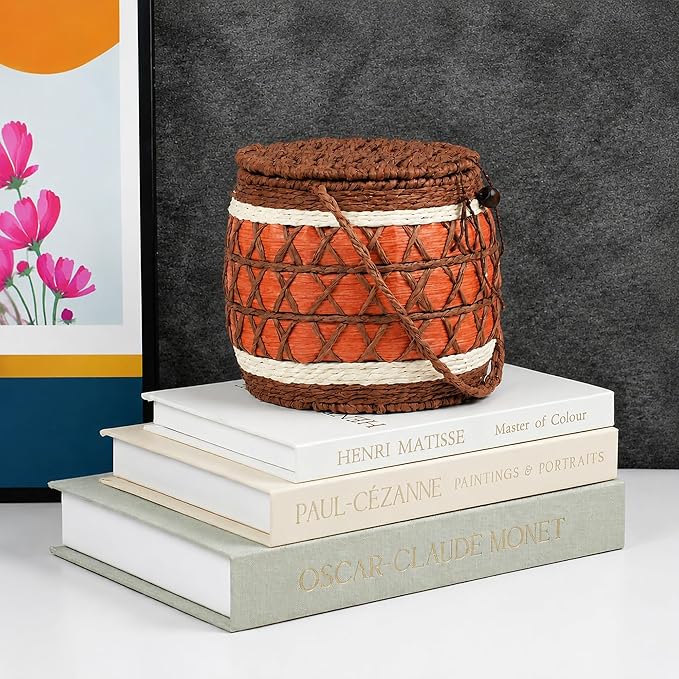 Decorative Books for Home Decor,Set of 3 Aesthetic Faux Books with Storage Box,Linen Fake Books for Coffee Table,Bookshelf & Mantle Decor,Modern Decorative Book Set (Sage)