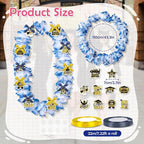 Leis for Graduation 2026, Artificial Flower Wreath with Cards Graduation Lays Gifts, Congrats Grad for High School