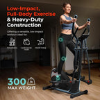 Sunny Health & Fitness Elliptical Machine with Extended Stride, Ultra Quiet 300 lbs Capacity Cross Training Cardio Fully Body Exercise for Home, Sunny Fit App Access, Optional 12" or 16" Stride Length