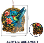Hummingbird Gifts for Women - Christmas Ornament 2026 - Beautiful Christmas Ornaments Decorative Hummingbird with Meaningful Story Card Humming Bird Valentines Birthday Teacher Gift