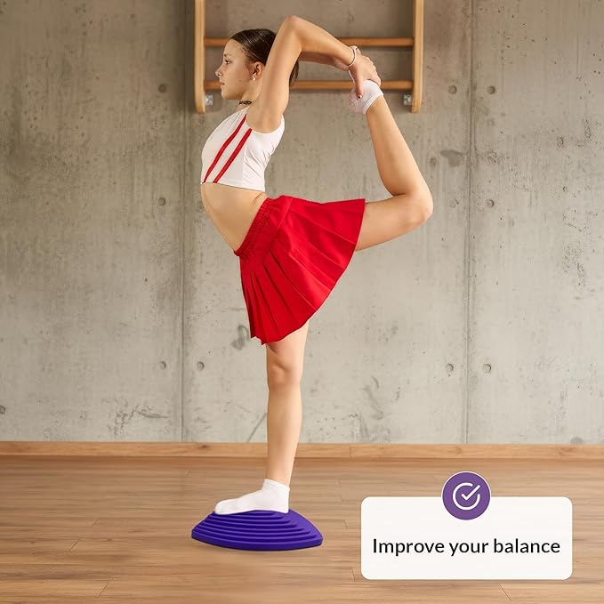 Stunt Trainer Stand for Cheerleading | Portable Cheer Balance Trainer | Stunting Flyer Practice Platform | Lightweight Gymnastics Balance Block | Cheerleading Equipment for Safe Skill Training
