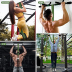HPYGN Two Foots Pull Up Assistance Bands, Heavy Duty Resistance Band for Pull Up Bar, Adjustable Weight/Size with Fabric Feet/Knee Rest, Bands for Pull Up Assist for Strength Training, Pull Up