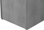 HofferRuffer Magazine Basket Holder, Foldable Magazine Rack, Document File Holder Organizer, File Folder, Newspaper Storage Bin Organizer for Home or Office (Dark Grey Shagreen)