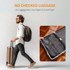 Vacuum Bags for Travel, IP67 Reusable Vacuum Seal Bags for Clothing with Electric Pump, Vacuum Seal Packing cube for Suitcases, Backpack & Travel (1PC+Pump)