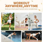 Resistance Bands with Cuffs – Comfort Ankle Workout Bands for Women & Men, Booty Exercise Bands for Kickbacks, Hip & Glute Training, Butt Lift Fitness Equipment, Durable Home Gym Accessories