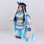 KINNEX COLLECTIONS SINCE 1997 16" Collectible Native American Indian Porcelain Doll (D16770)