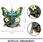 Butterfly Gifts for Women – Butterfly Suncatcher Inspirational Spiritual Gifts for Women 2026 for Christmas Mothes Day, Christian Gift Religious Gift Women Birthday Gifts, Valentines, Mothers Day
