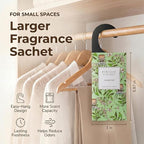 ROSE COTTAGE Large 12 Packs Jasmine Hanging Closet Deodorizer Air Freshener Long Lasting Scented Sachets Smell Goods for House