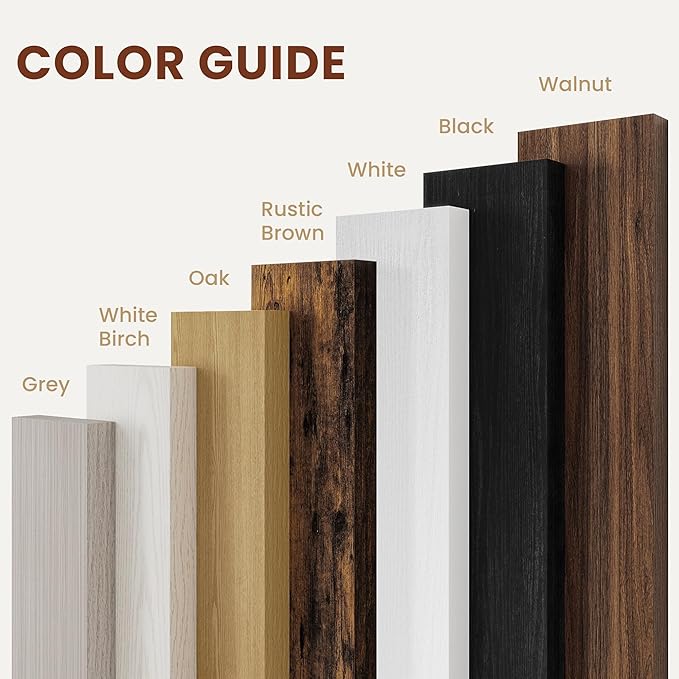 Vivelove 12 Inch Deep Floating Shelves for Wall, 24x12 Long Wall Shelves with Invisible Brackets, for Living Room Bedroom Bathroom, Farmhouse Rustic Shelves Home Decor, Set of 2, Rustic Brown
