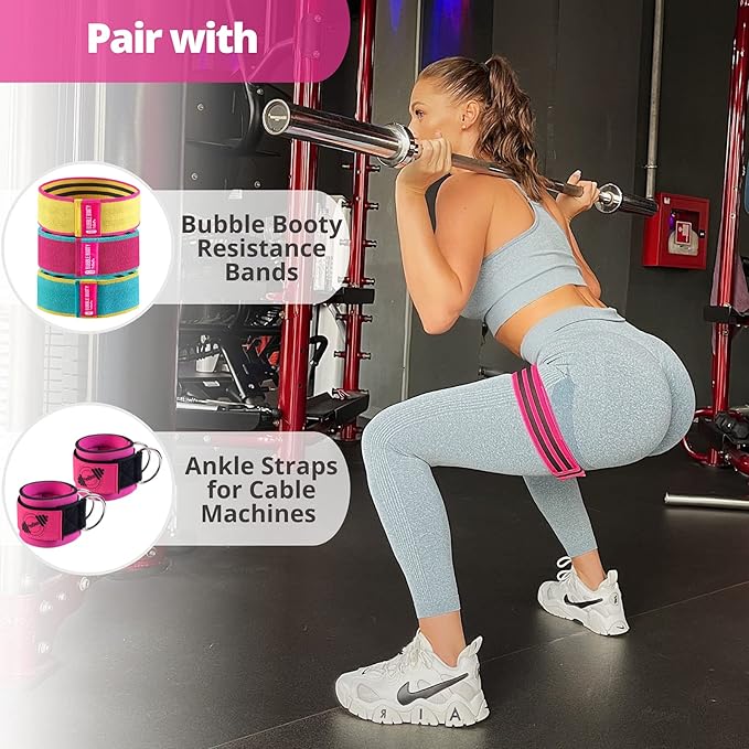 Blood Flow Restriction Bands for Women Glutes with 4-Week Booty Bands Exercise Guide, Bfr Booty Occlusion Bands for Women, Booty Bands Legs and Butt, Blood Restriction Workout Bands for Squats