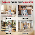 HOTWAVE Space Walker Exercise Machine - Air Walker Elliptical Trainer for Home Use, with Foldable Design for an Aerobic Stepper and Cross Trainer Glider Exercise Machine for Men and Women