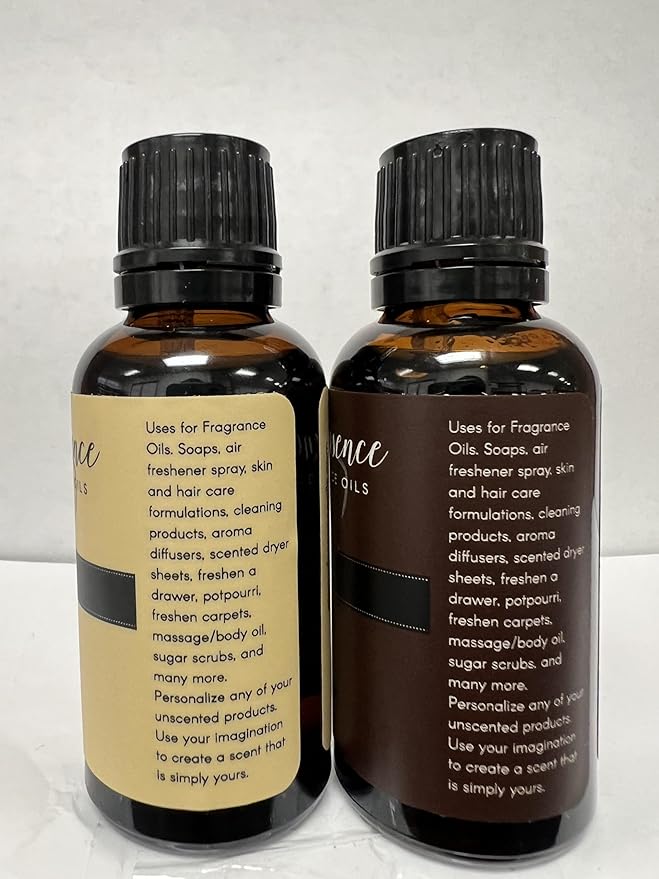 Eternal Essence Oils 2 Pack 30ml Premium Fragrance Oil - Vanilla & Root Beer - for Candle, Soap Making, Aromatherapy, Diffusers, Home Care, & Humidifiers