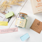 Bible Verse Jar for Women, Read Me When Bible Verses Jar, 108 Scripture Notes in Soft Morandi Colors, Christian Gifts for Women