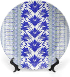 Blue And White Cairo Vintage Plates for Display Chinoiserie Blue And White Flowers Club Art Decoration Supplies Farmhouse Home Holiday Party Decorations Personalized Gifts for Men Women Anniversary