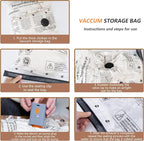 Fast-Charging Wireless Pump and 18 Pack Vacuum Compression Storage Bags,Multi-Size Combo 70% Space Saving for Clothing, Bedding & Seasonal Storage & Space Saver for Luggage