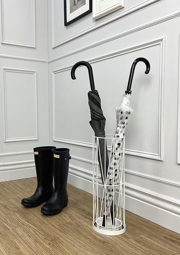 Mango Steam Pluvian™ Soakstone™ Umbrella Holder (Regular, White)