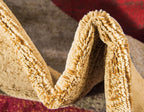 Unique Loom Barista Collection Area Rug - Ngada (9' x 12' Rectangle, Beige/ Red)