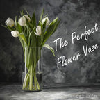 CYS Excel Clear Glass Cylinder Vase (H:9" D:4") Flower Vase Centerpieces Hurricane Floating Candle Holder
