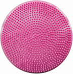 AppleRound Inflated Wobble Cushion with Hand Pump, Air Stability Board (Extra Thick), Core Balance Disc for Adults, Sensory Wiggle Seat for Kids, Flexible Seating for All Age, 13.5in / 34cm Diameter