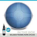 BOSU NexGen 25IN Home Fitness Exercise Gym Strength Flexibility Balance Trainer with Rubberized Non Skid Surface and Hand Air Pump