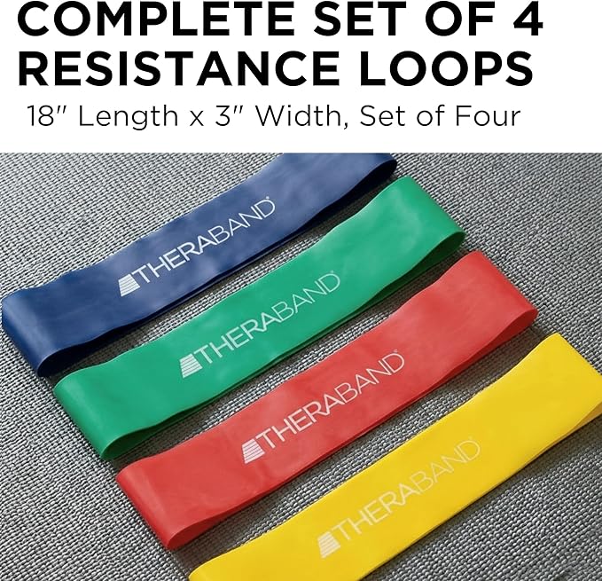 THERABAND Resistance Band Loop Set
