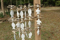 Natural Driftwood Beach Mobile, Coastal Wood Sea Turtle Fish - Beach Gems - 6 mobiles