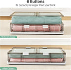 Kitstorack Plastic Under Bed Storage Containers,2 Pack Underbed Storage with Wheels,Foldable and Stackable Under Bed Organizer,Moisture and Dust-proof Storage Boxes for Clothes Shoes,13.6 Gal