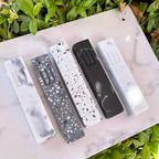A&S Mezuzot A&S Modern Stone Mezuzah Case Design, Mezuza Cover for Scroll Protection, Easy Peel and Stick Houswarming Gift and Home Blessing