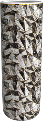 Red Lantern 24" Marble & Gold Design Umbrella Stand